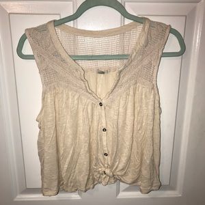 Urban Outfitters Tie-Front Tank Top